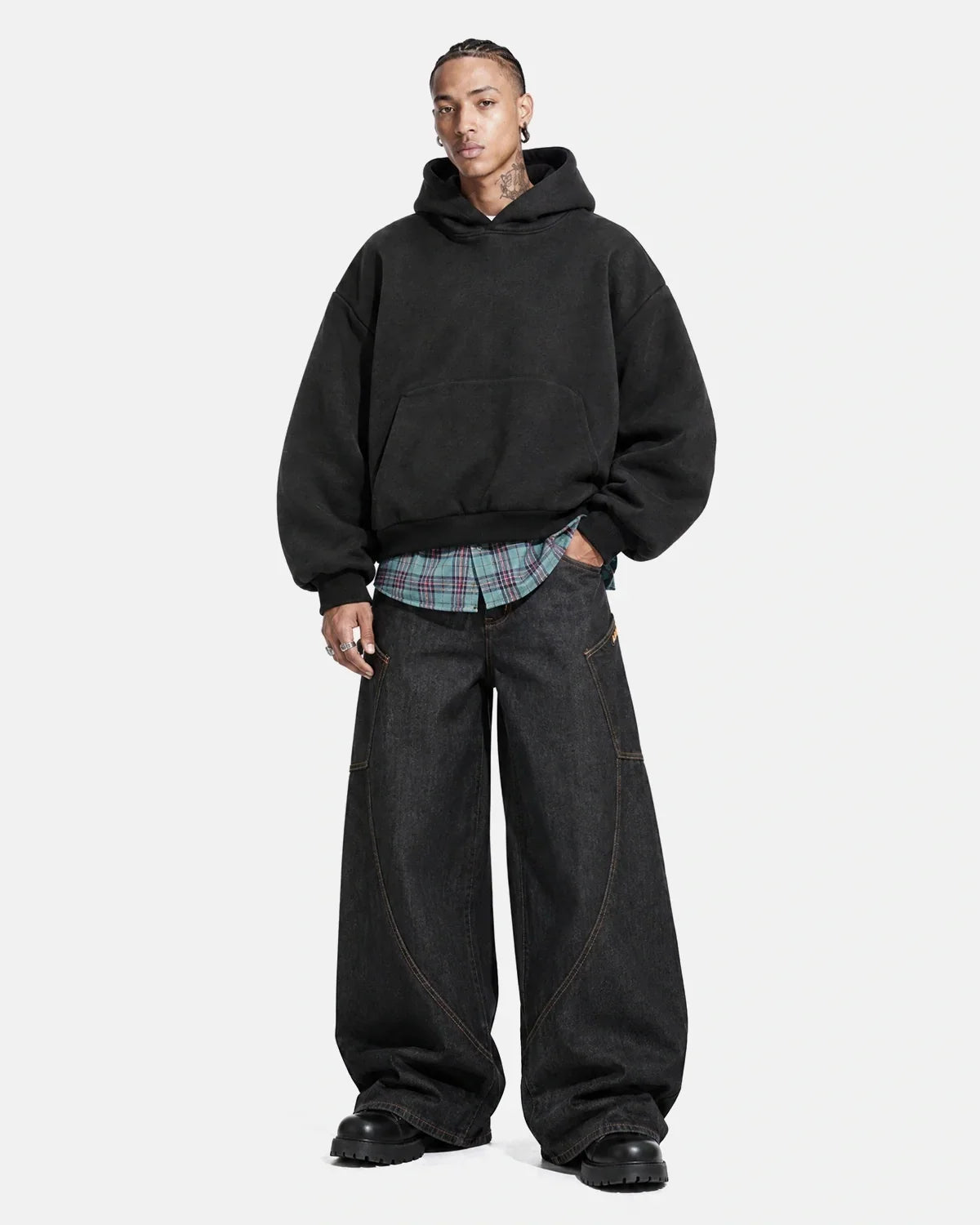 Blank Comfy Boxy Fit Hoodies MADXMARX