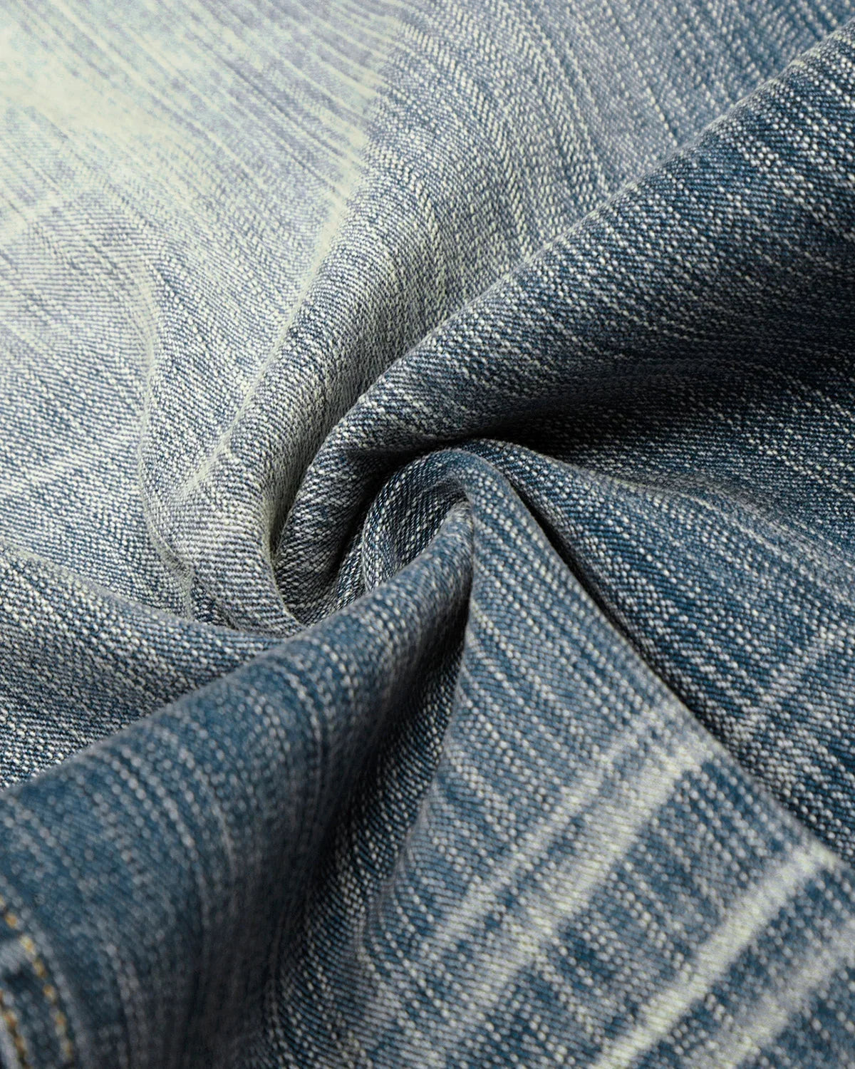 Whisker Wash Bamboo Weave Jeans