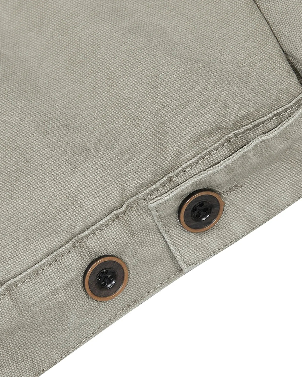 Veste de travail en suédine lavée doublée de fausse fourrure