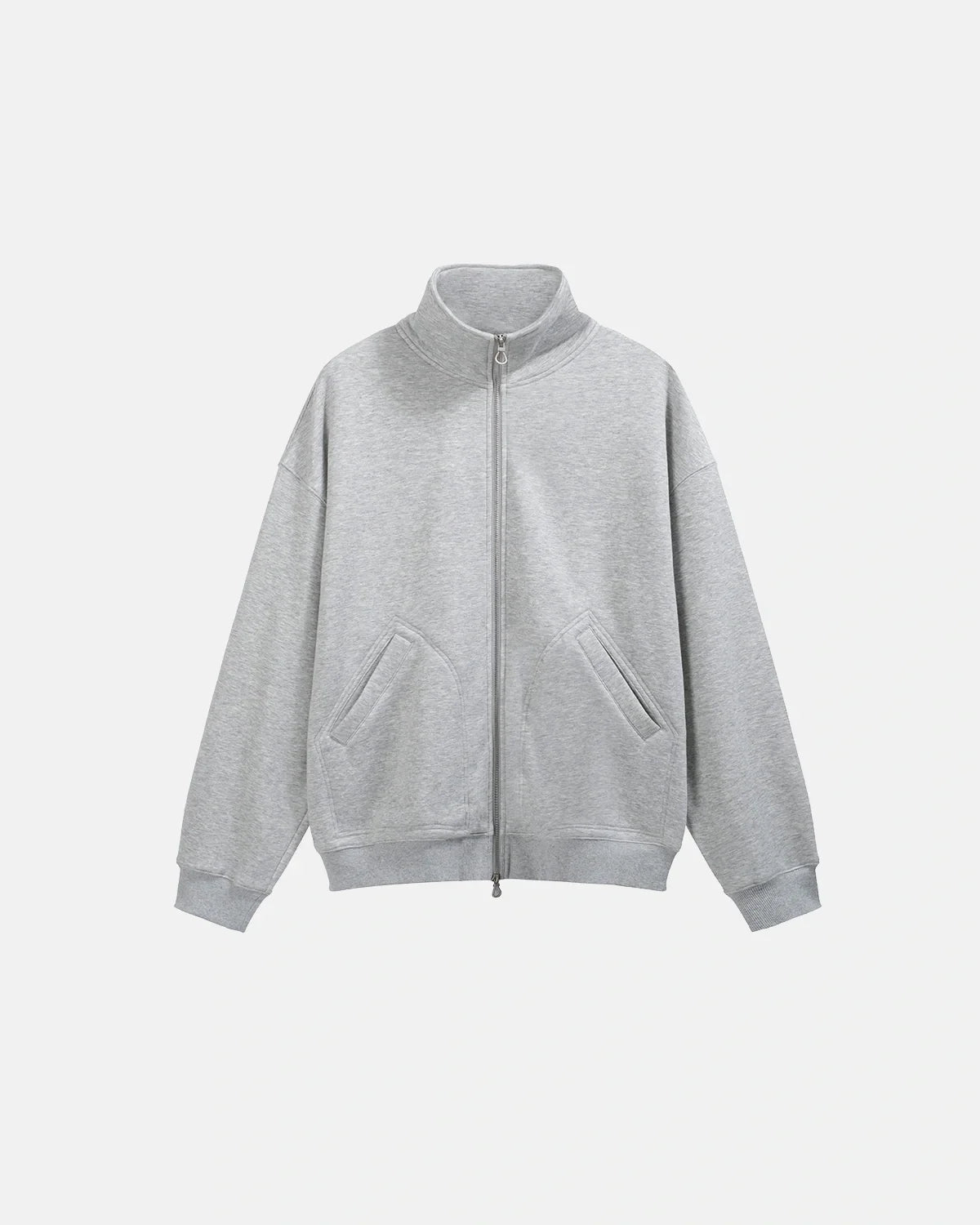 Polar Fleece High Neck Zip Up Jacket