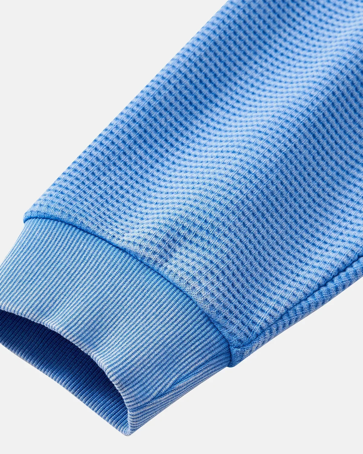 Sweat à capuche zippé gaufré délavé vintage