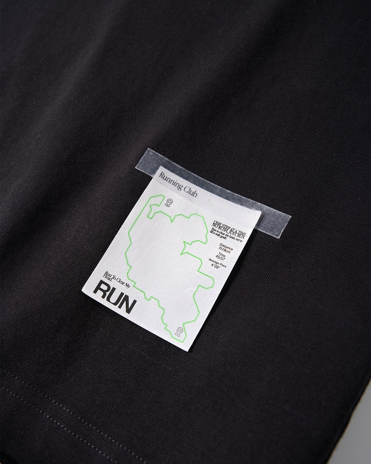 Glow-in-the-Dark Stitching Oversized T-Shirt