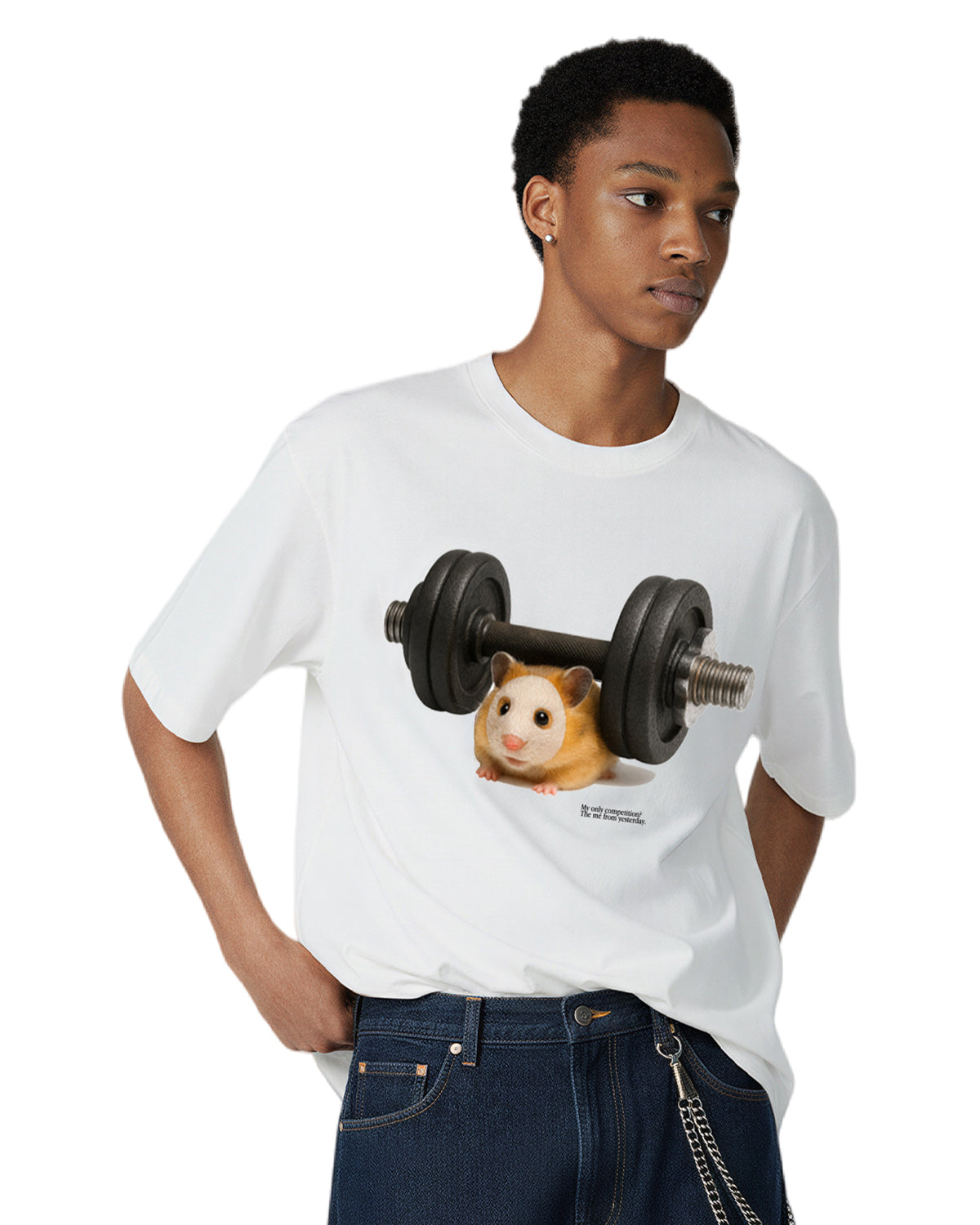 Funny Graphic Cotton T-shirt