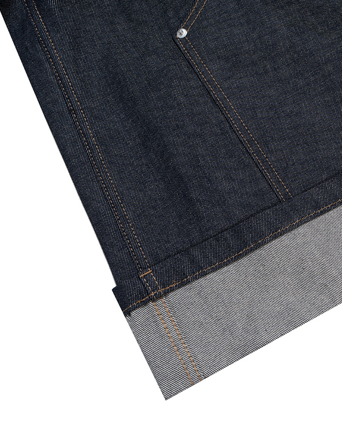 Raw Denim Carpenter Long Jorts