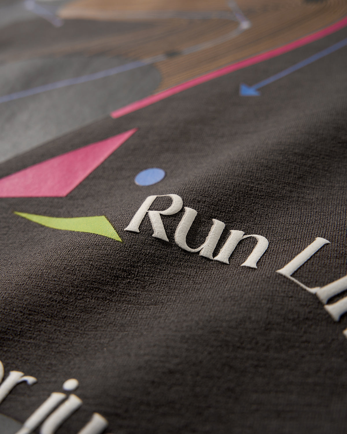 Contrast Stitching Graphic Tees