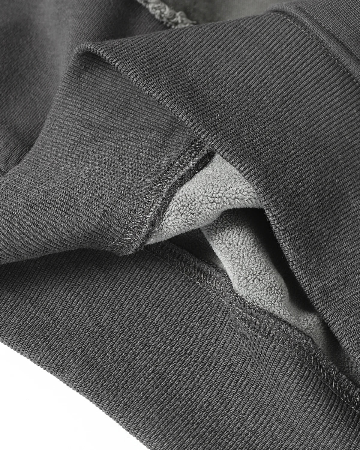 Washed Layered Raw Edge Boxy Hoodie