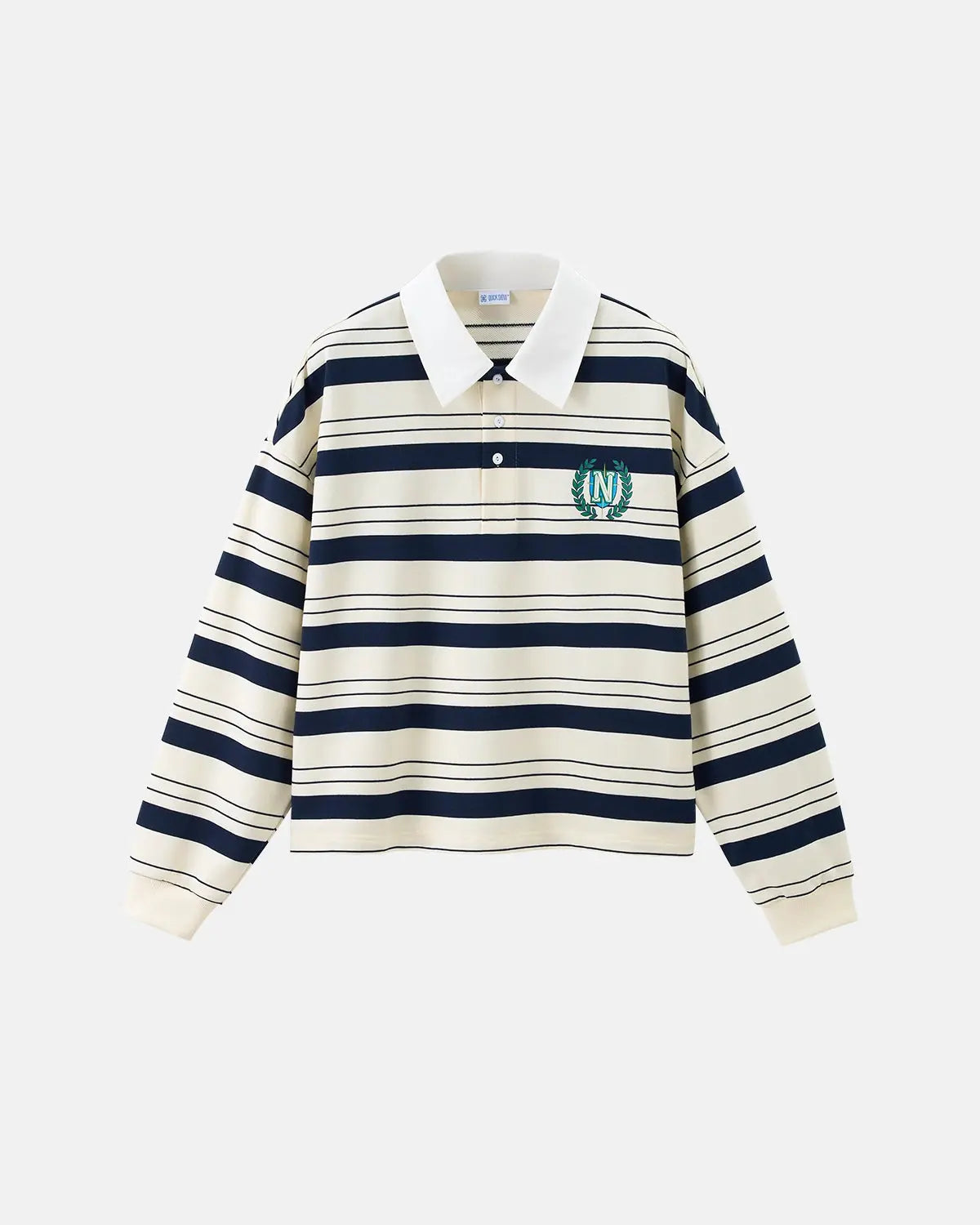 Striped Rugby Polo Shirt