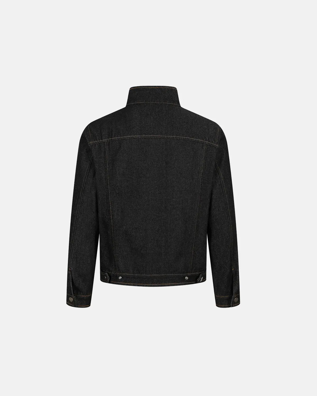 Metal Toggle Raw Denim Jacket