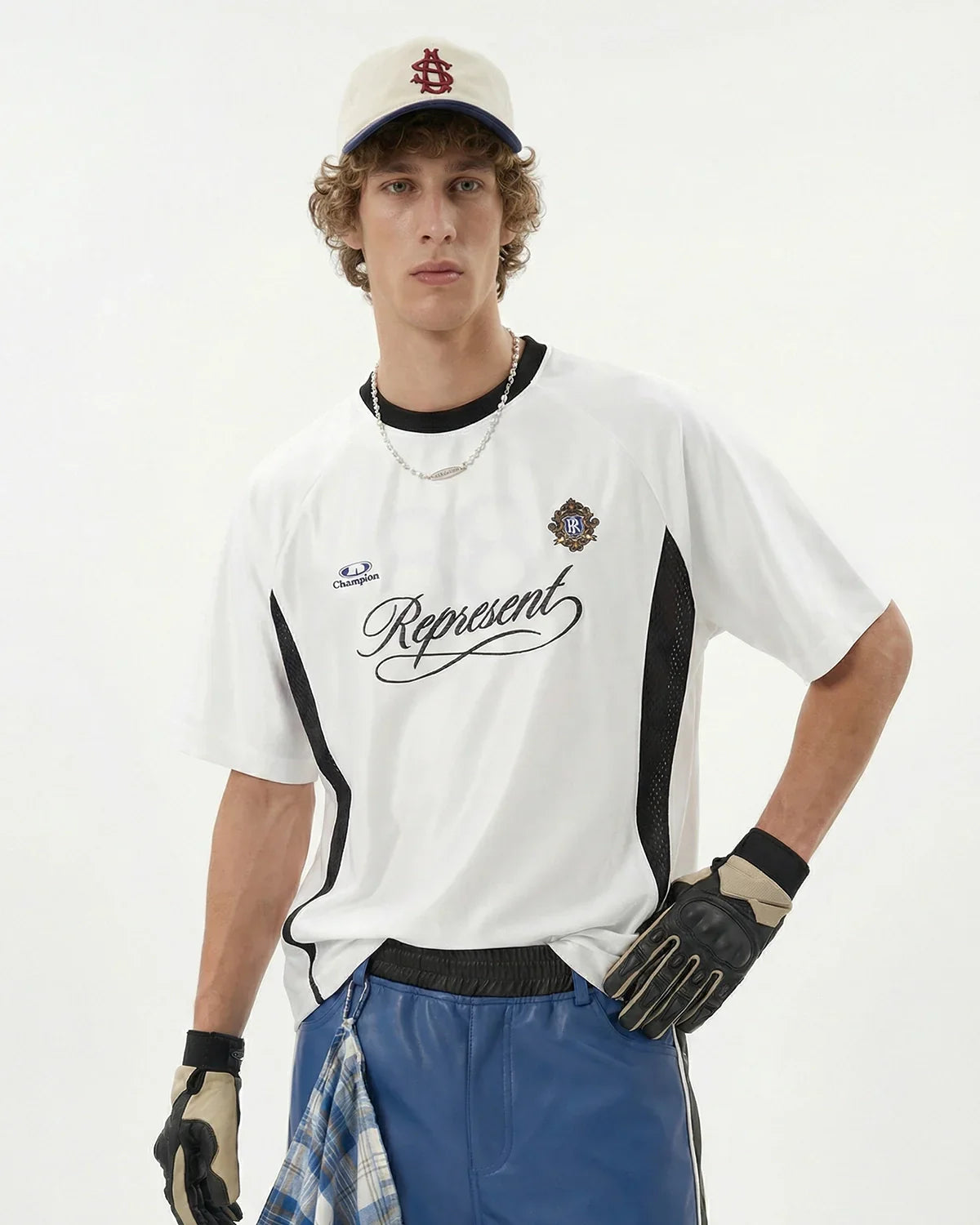 Retro Colorblock Football Jersey
