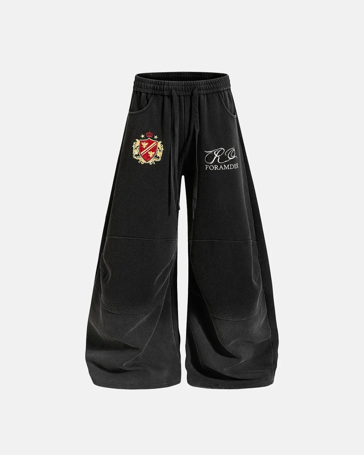 Gothic Graphic Washed Barrel Sweatpants