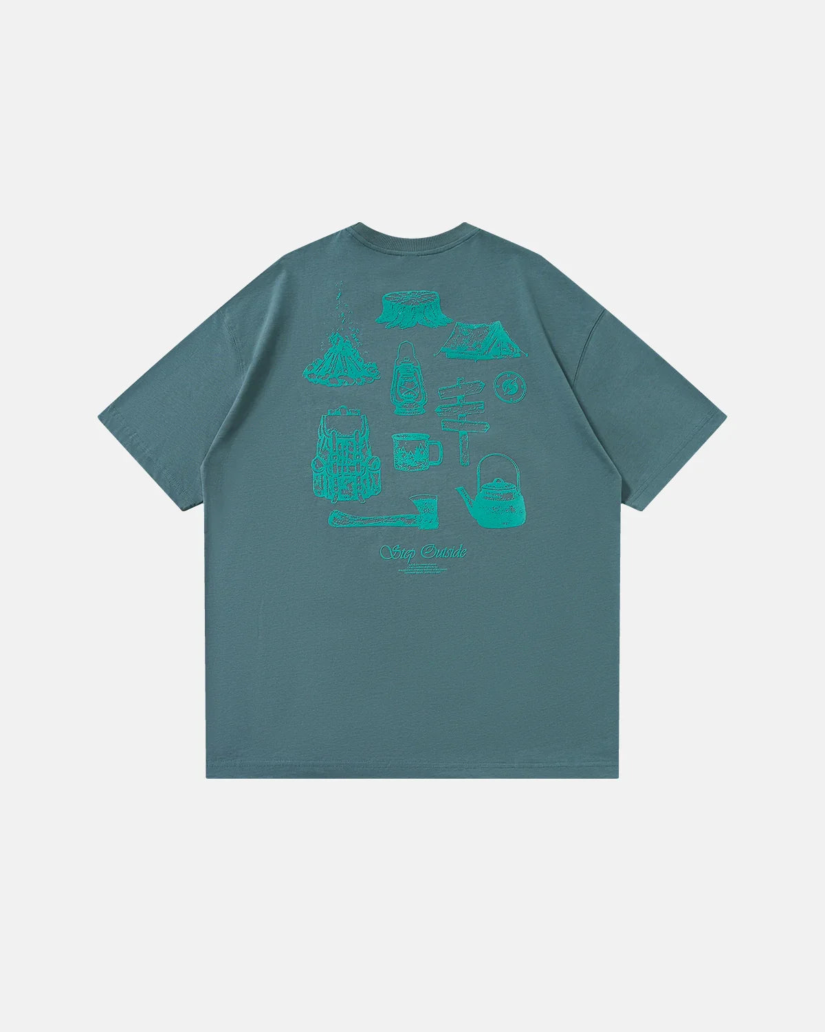 Camping Graphic Cotton Tees