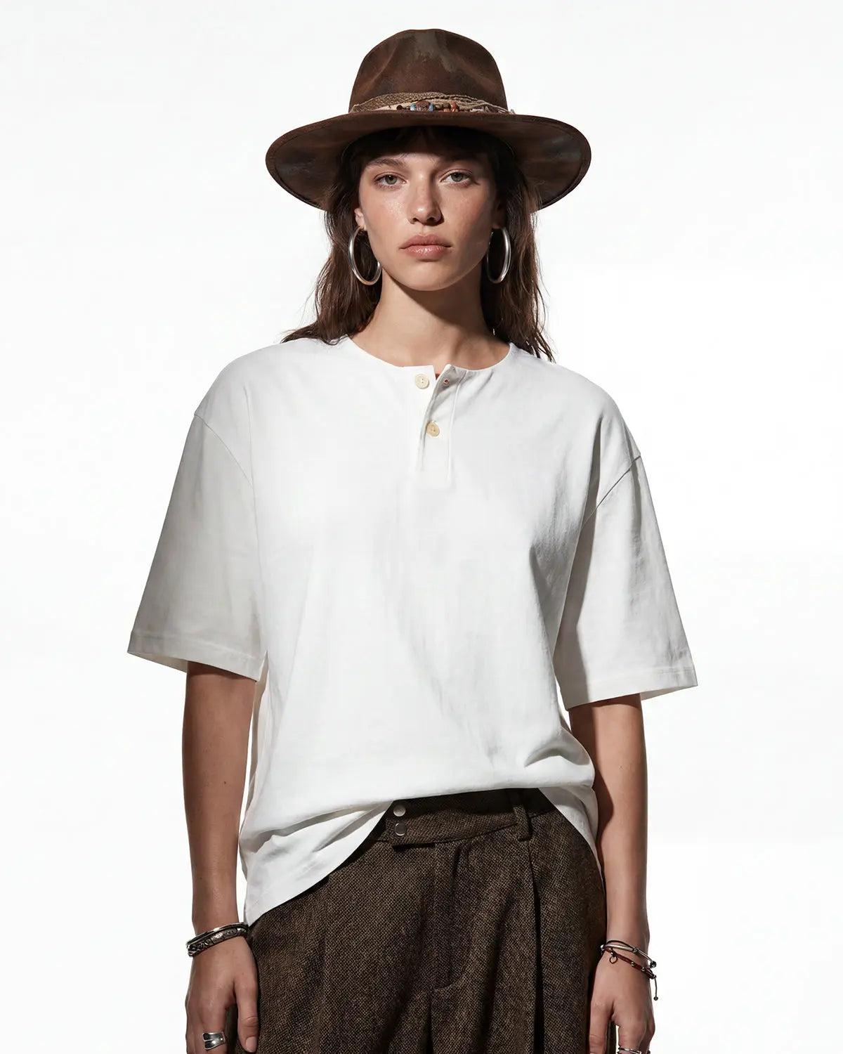 Old Money Henley Collar T-Shirt