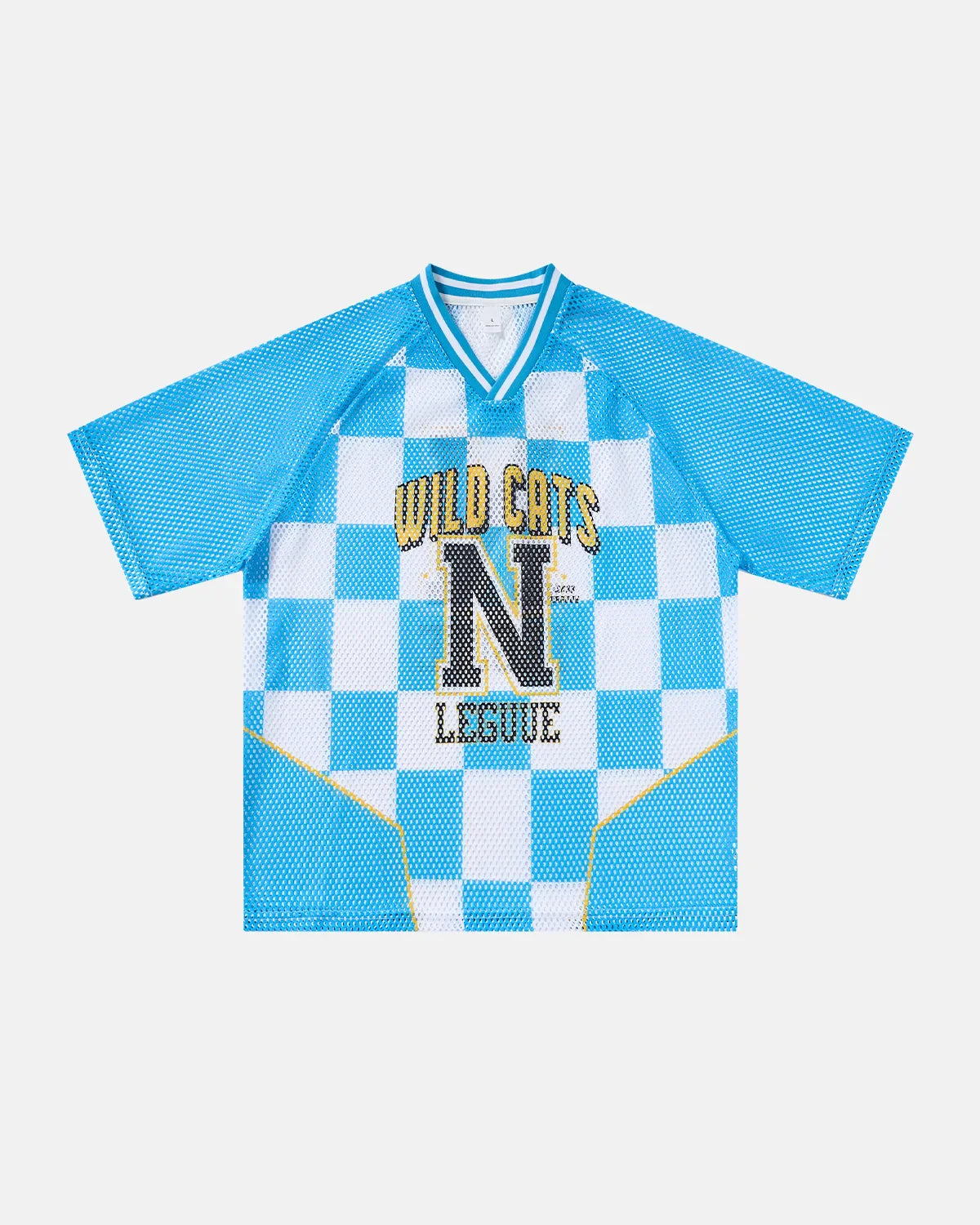 Varsity Checkerboard Mesh Jersey