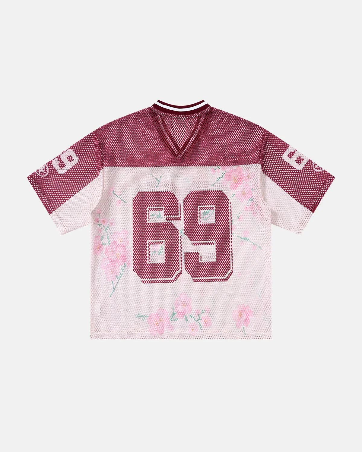 Floral Digital Print Mesh Jersey