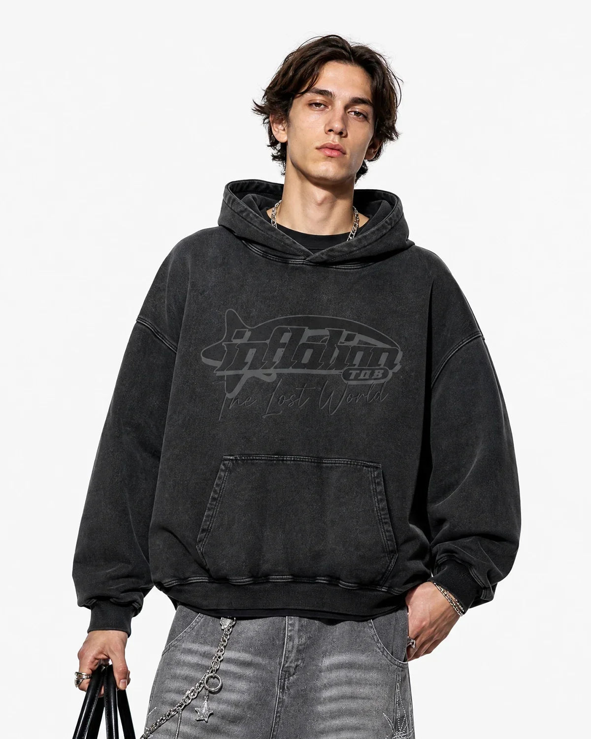 Graphic Washed Hoodies