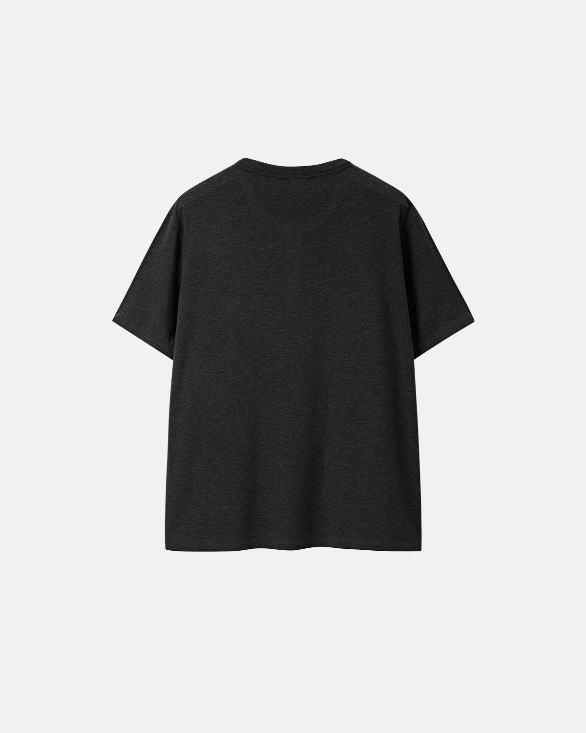 Camiseta casual Henley lisa