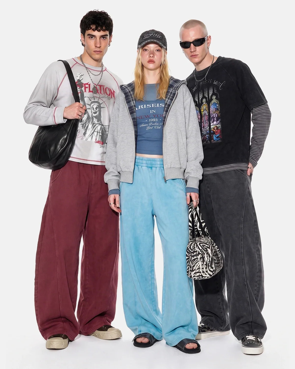 Acid Washed Barrel Sweatpants