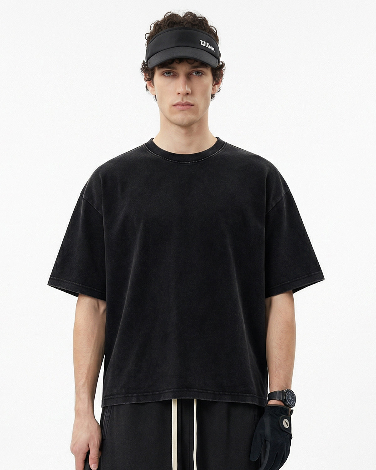 Snow Washed Heavyweight Boxy T-Shirt