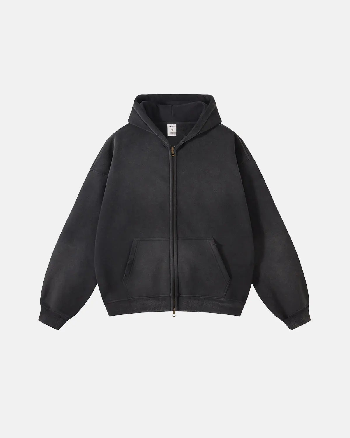Acid Washed Zip Up Hoodies
