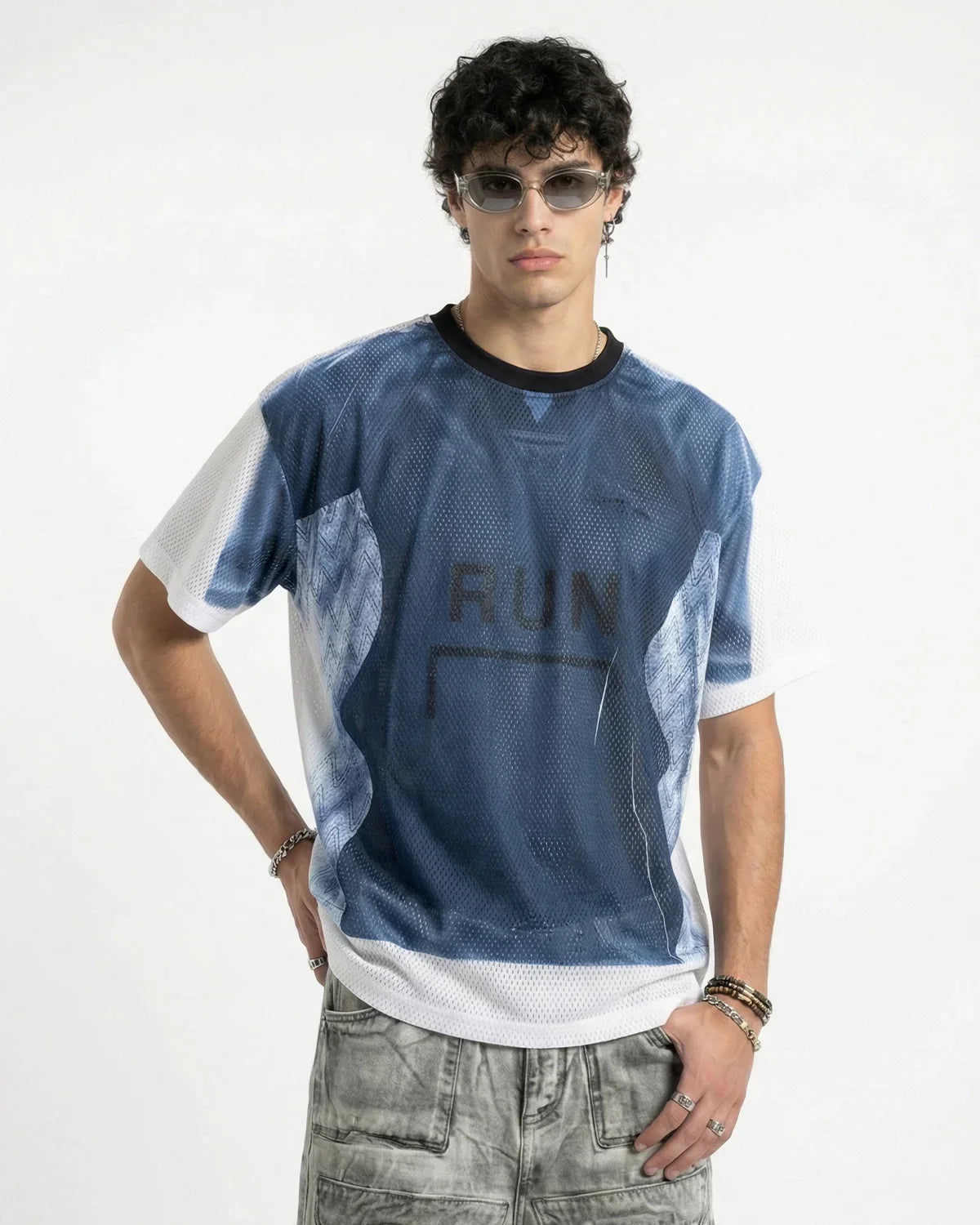 Digital Printing Mesh Jersey Tshirts