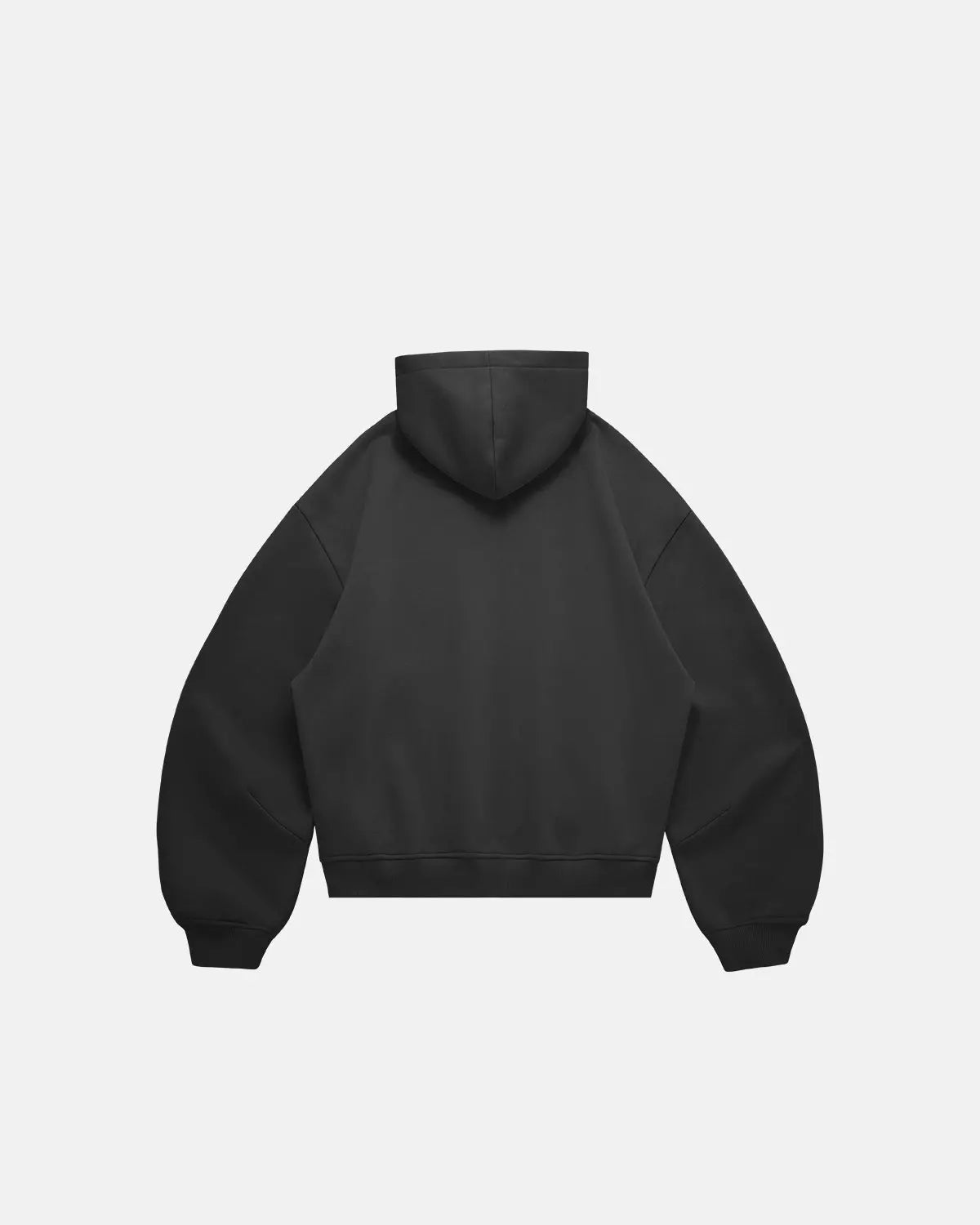 High Collar Fleece Double Zip-Up Hoodies MADXMARX