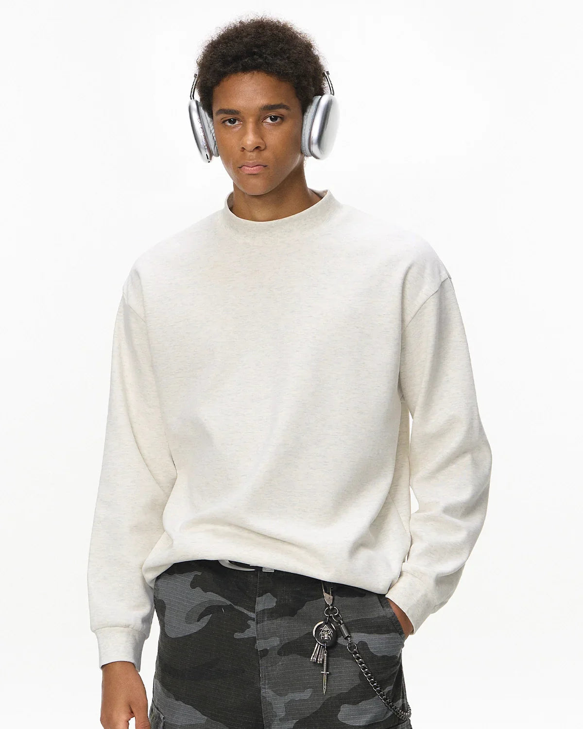 Soft Touch Mock Neck Sweatshirts