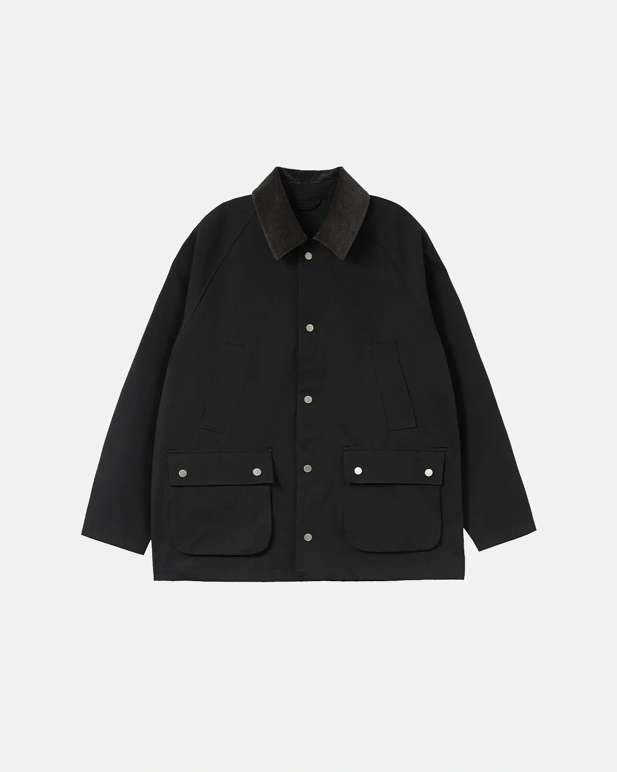 Veste boutonnée à poches utilitaires