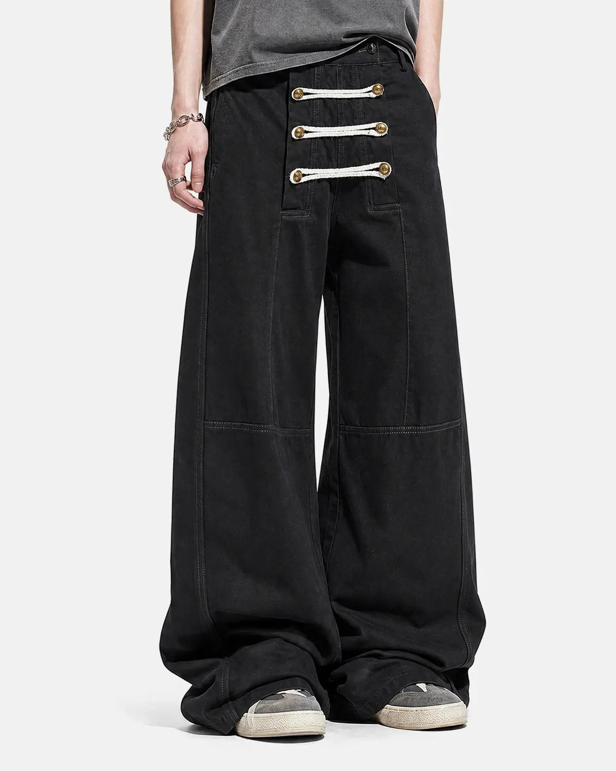 Braided Rope Barrel Pants
