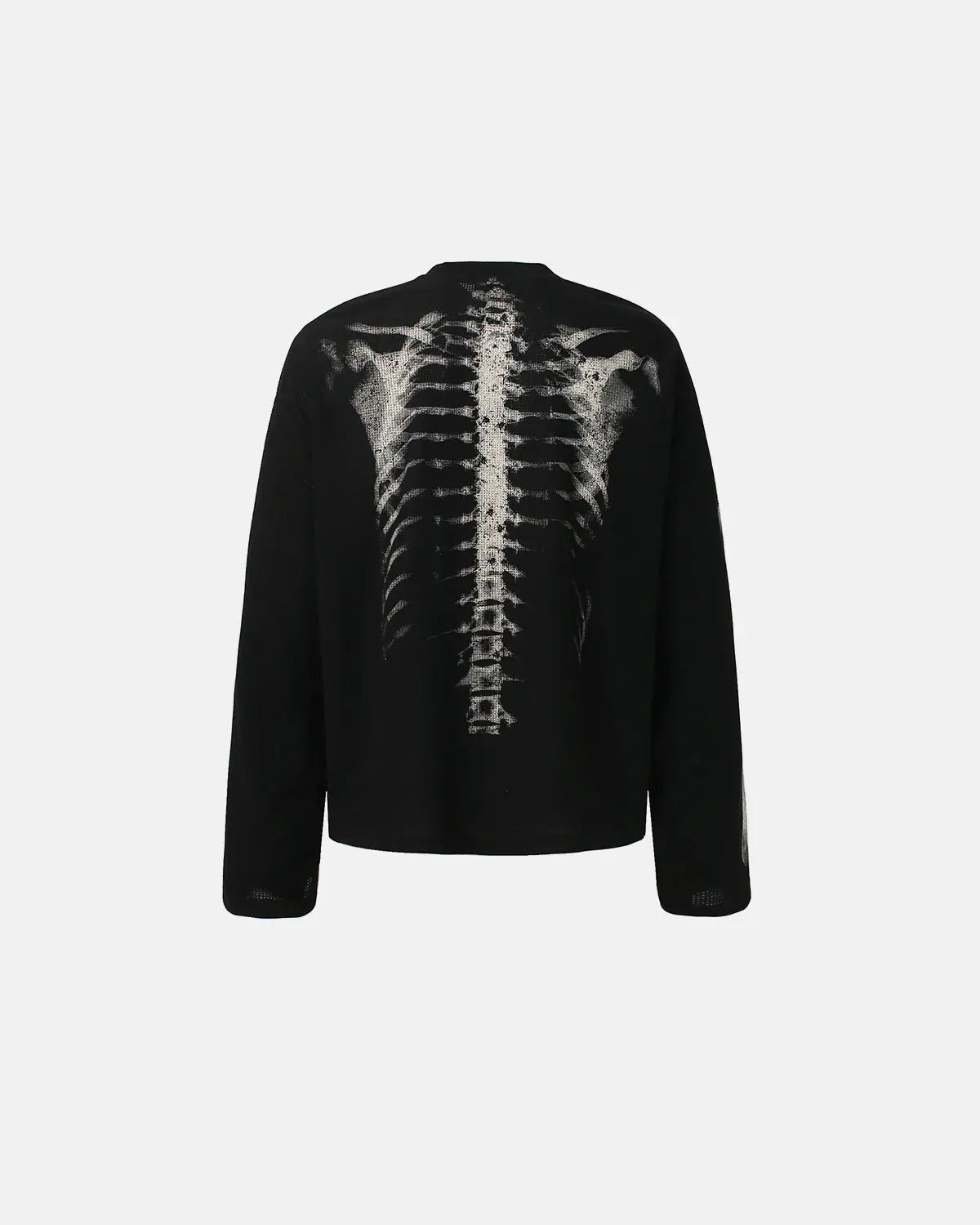 Skeleton Graphic Washed Long Sleeve Tee