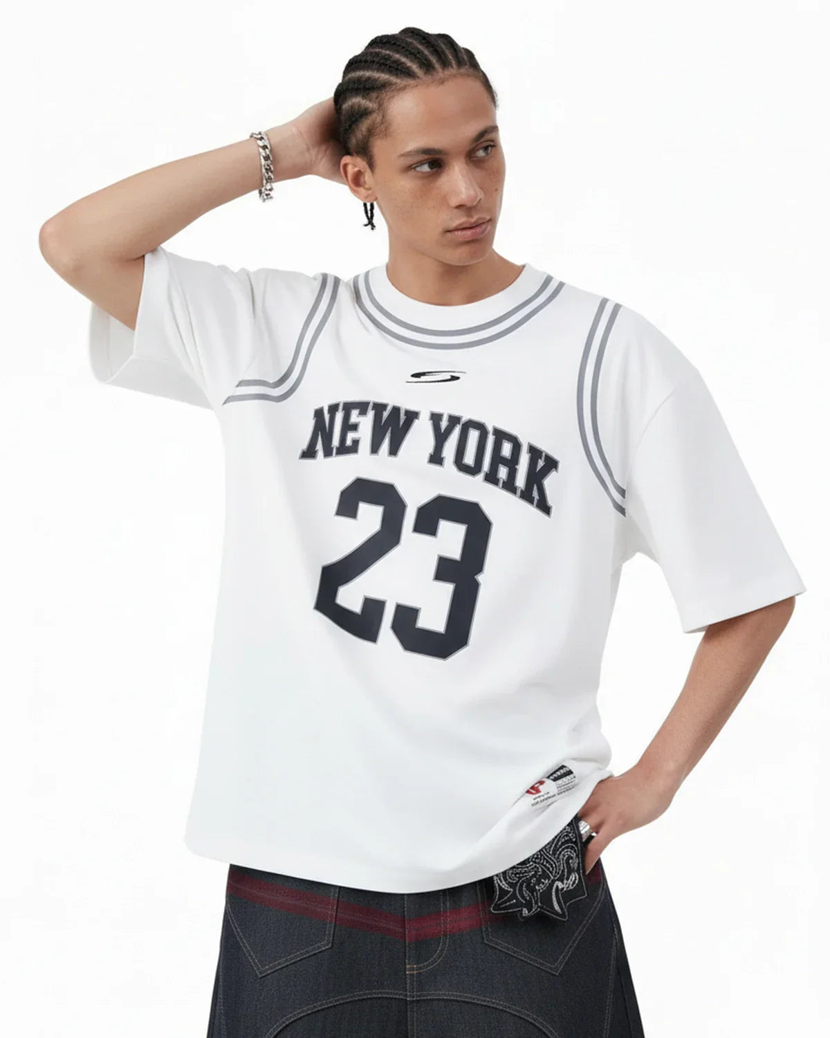 Mock Neck 23 New York Jersey