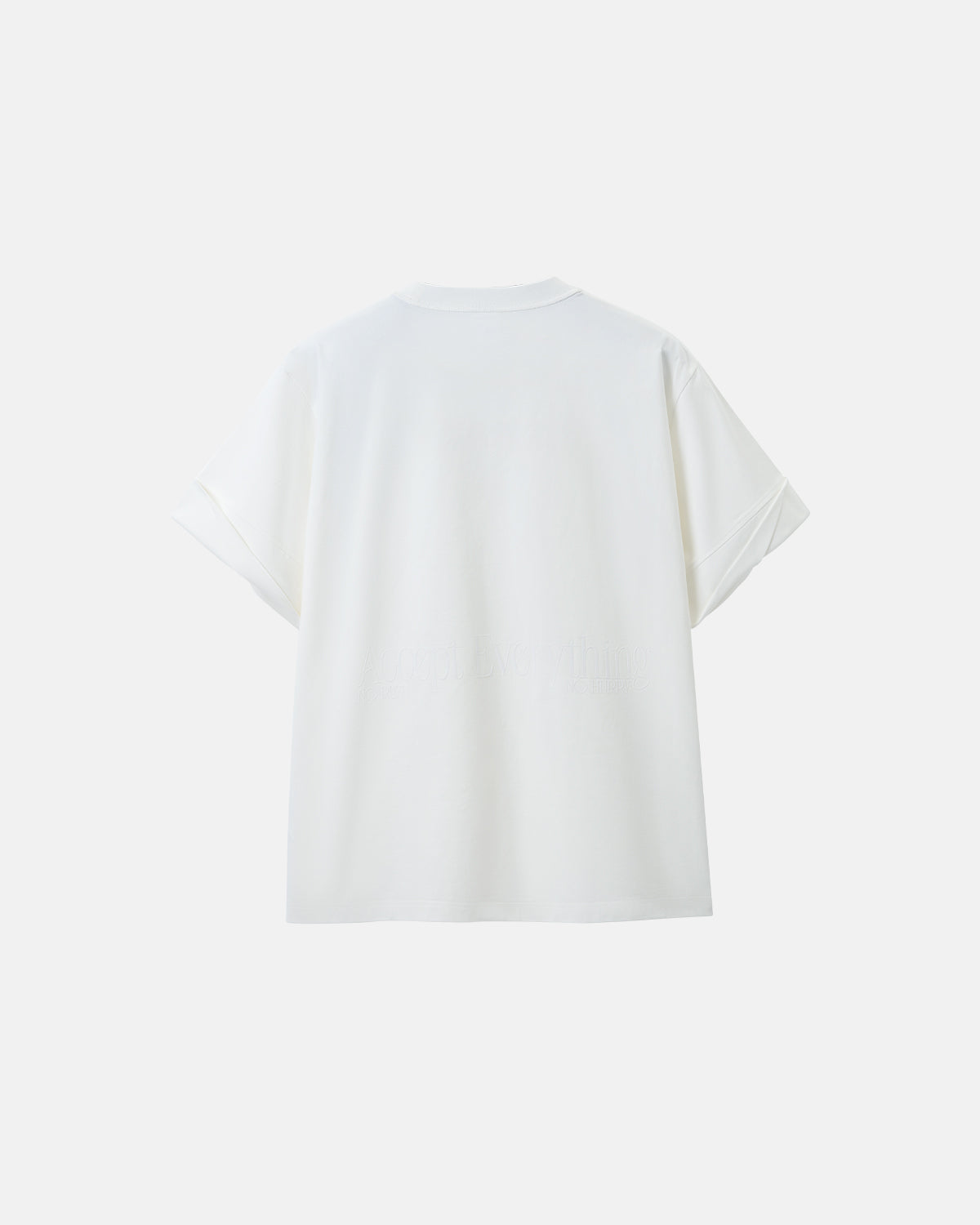 T-shirt lourd avec détails aux manches