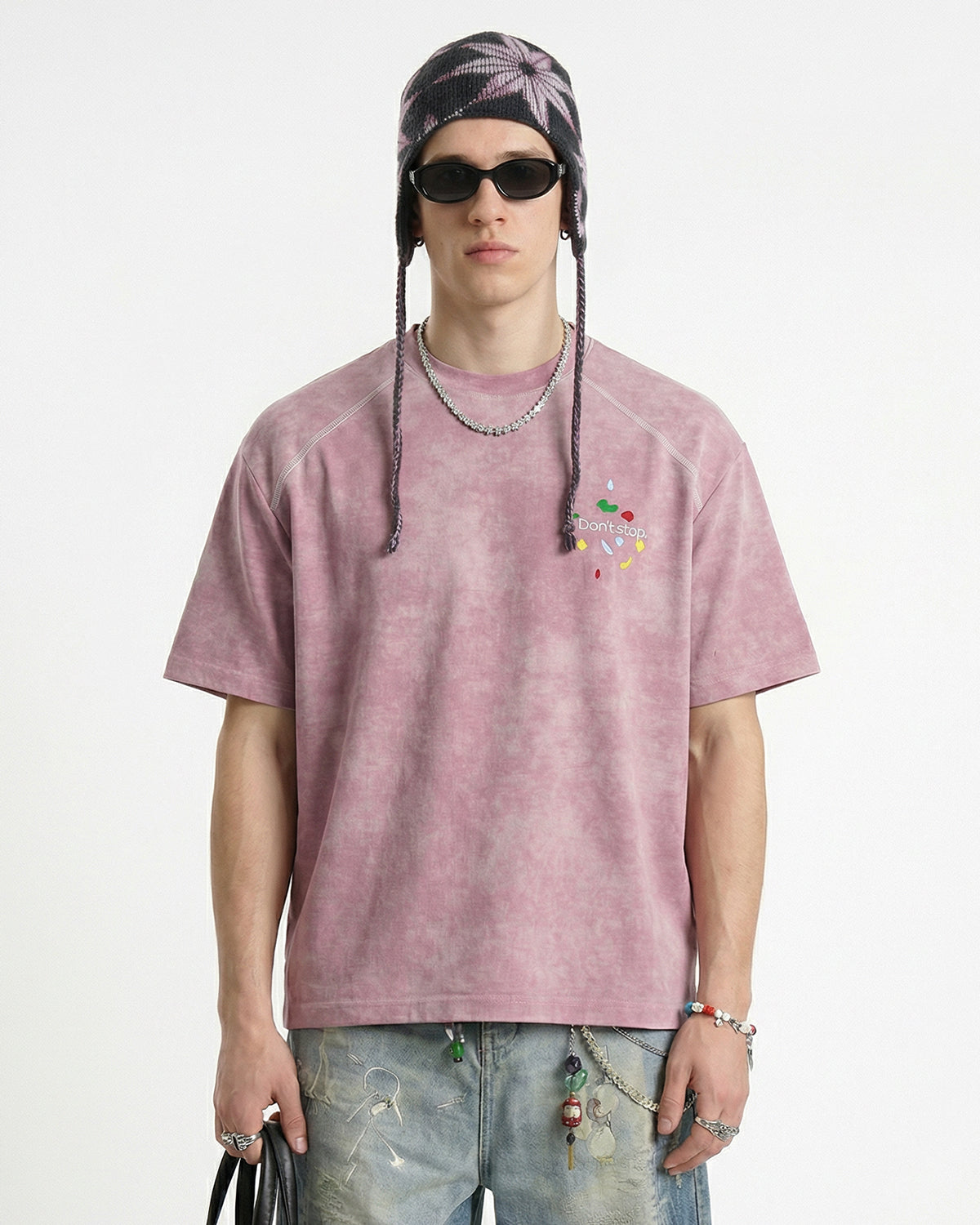 Snow Washed Puff Print T-Shirt