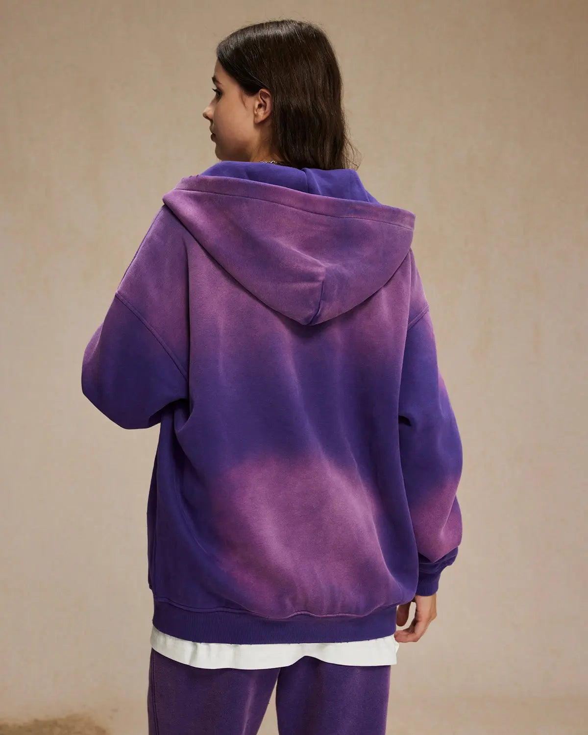 Acid Washed Zip Up Hoodies