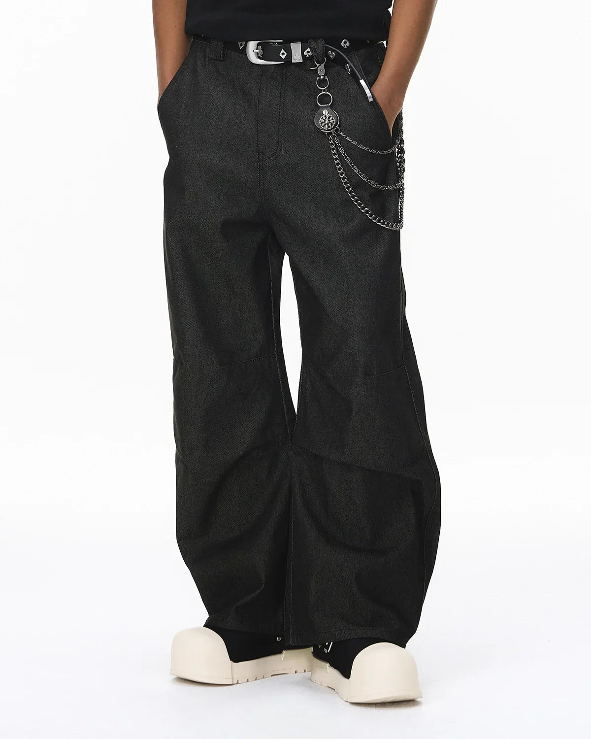 Raw Baggy Barrel Jeans