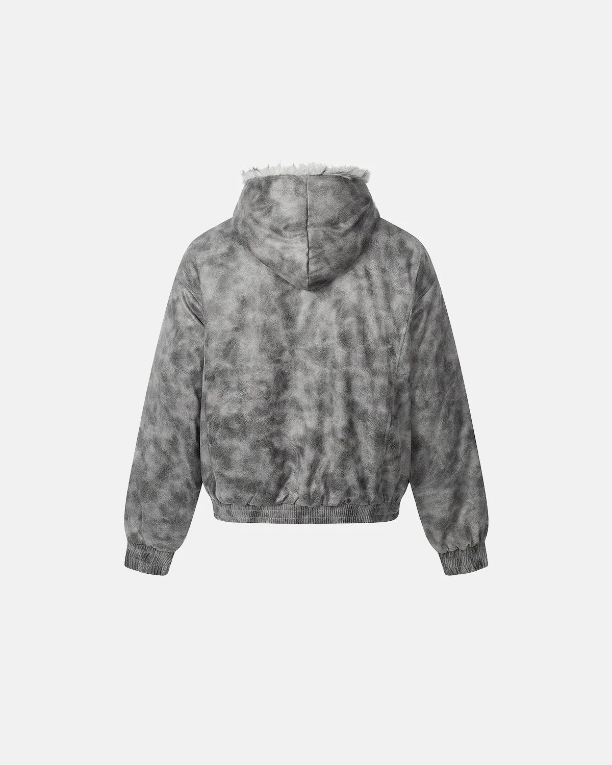 Suede Faux Fur Cotton Padded Jacket MADXMARX
