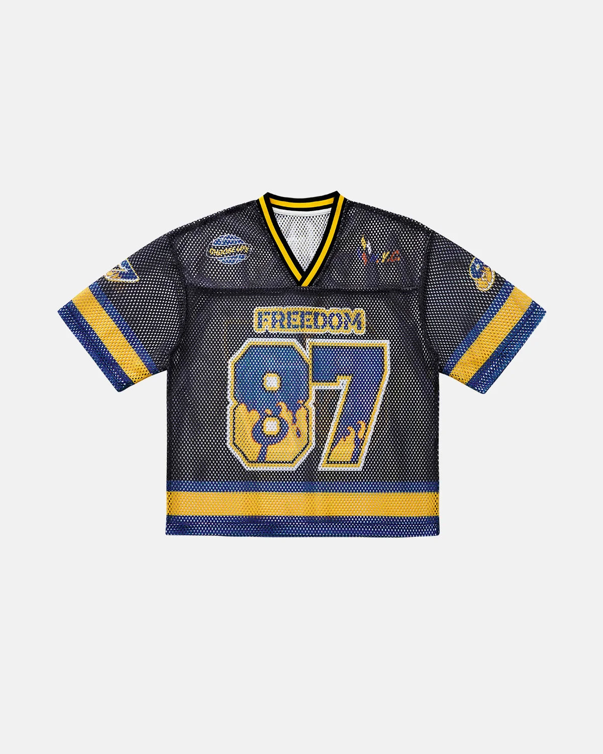 87 Jersey Mesh Print Tee