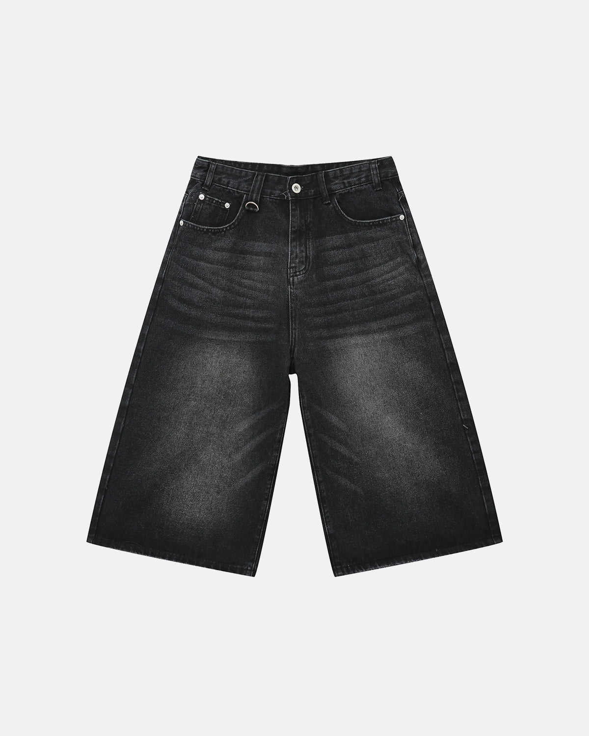 Washed Baggy Denim Jorts