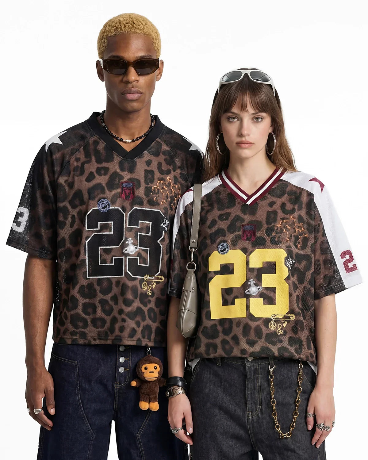 Number 23 Leopard Mesh Jersey