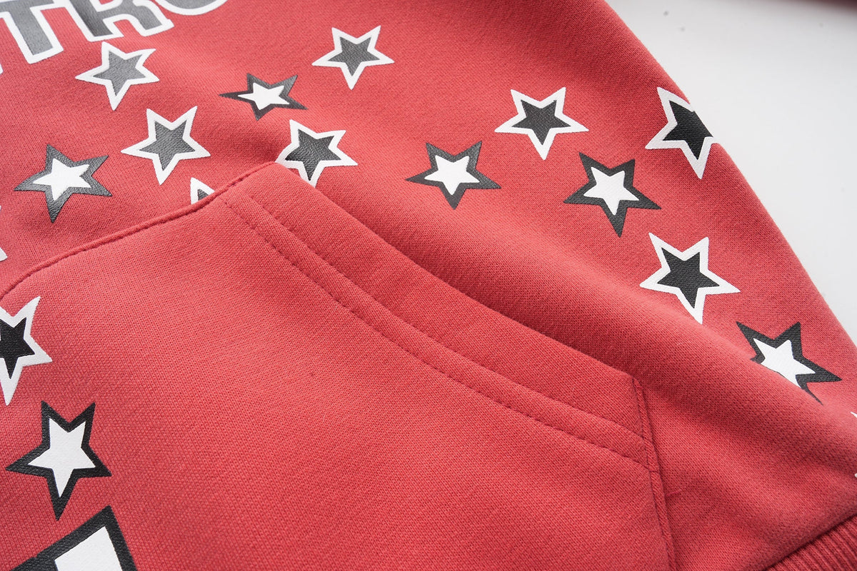 Madxmarx Retro Varsity Zip Hoodie