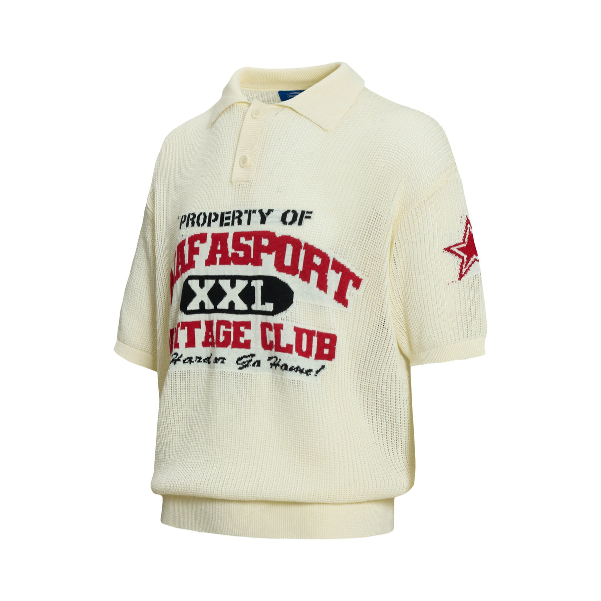 Madxmarx “Varsity Knit Polo”