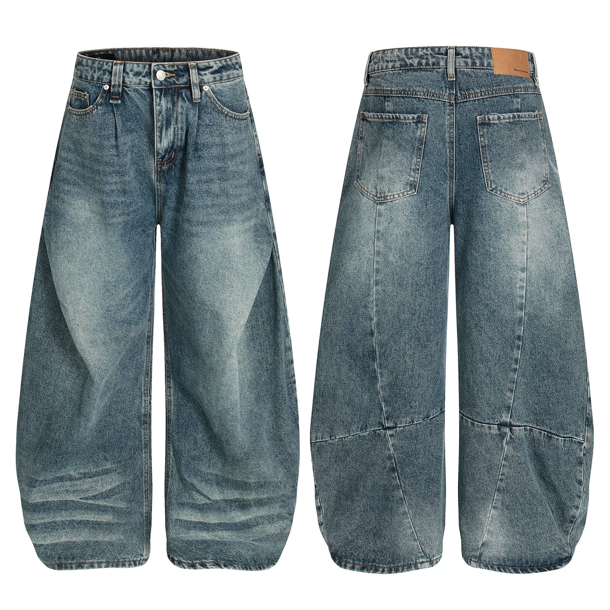 Madxmarx 3D Panel Balloon Fit Vintage Jeans