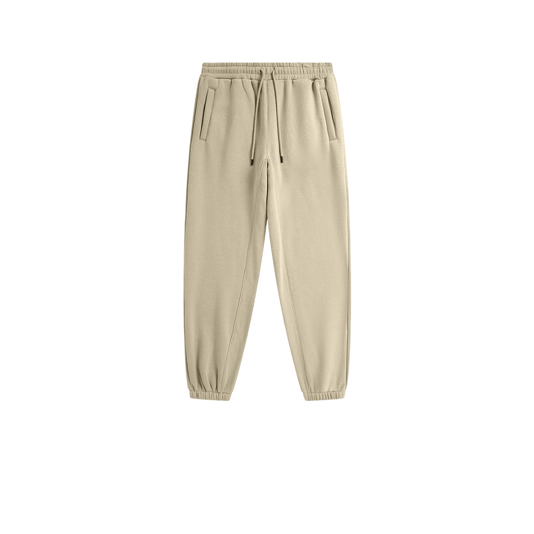 Felpa oversize con fodera in pile e pantaloni della tuta con fodera in pile