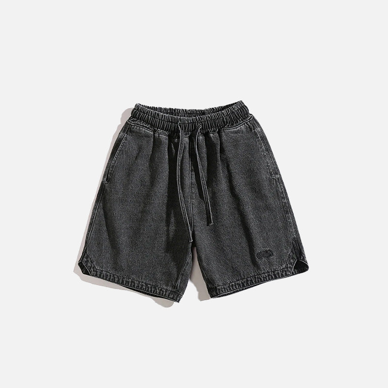 Pantalones cortos vaqueros lavados vintage
