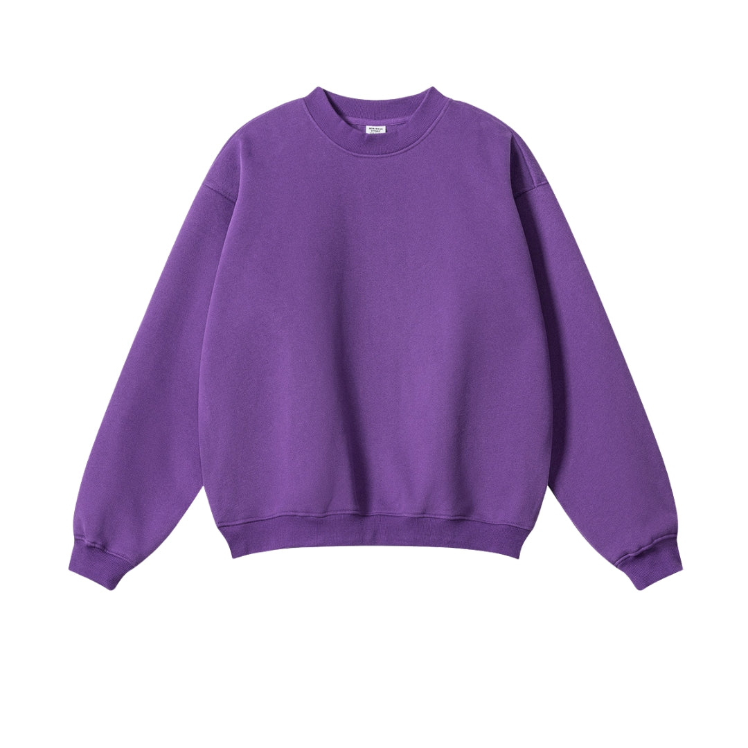 Fleece Lining Oversize Sweatshirt