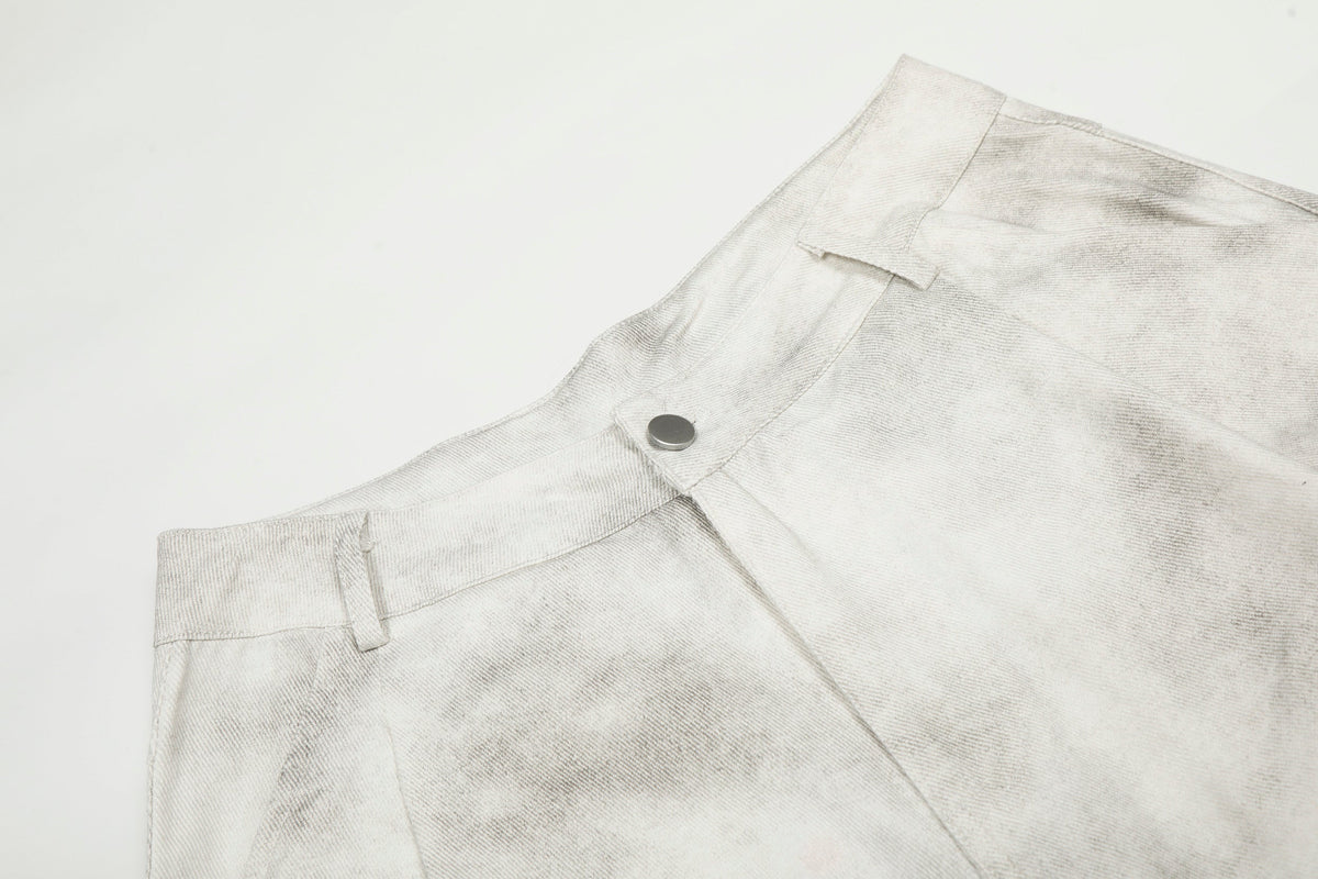Pantalon cargo large délavé à écusson étoile Madxmarx