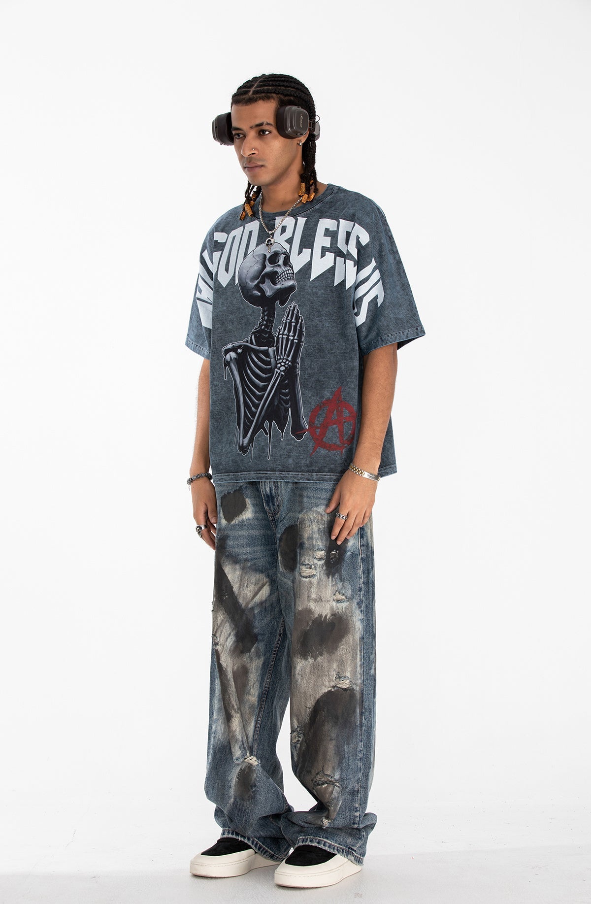 Madxmarx “Blessed Bones” Graphic Tee