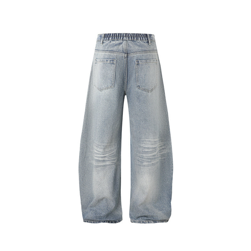 Madxmarx Script Logo Wide-Leg Jeans