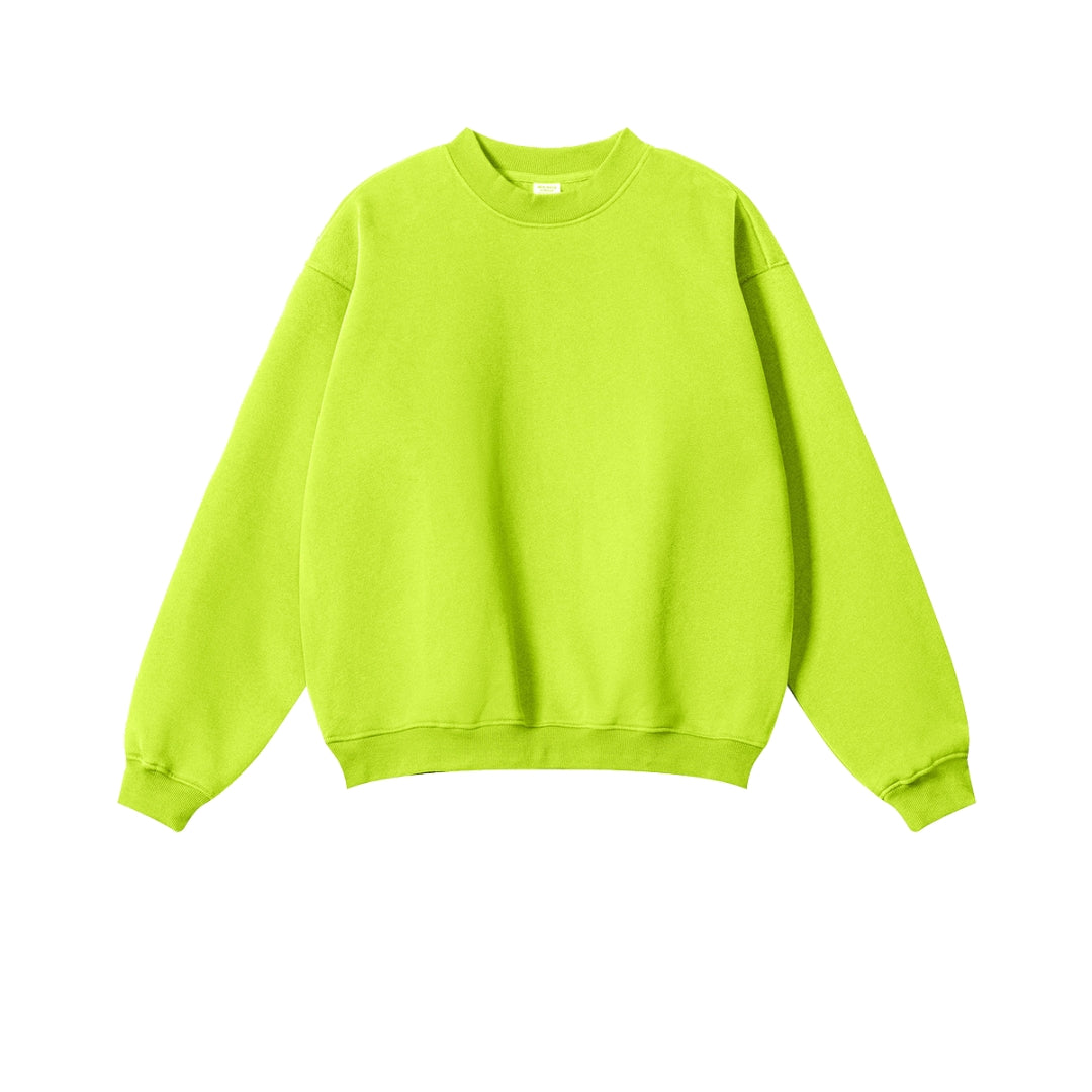 Fleece Lining Oversize Sweatshirt