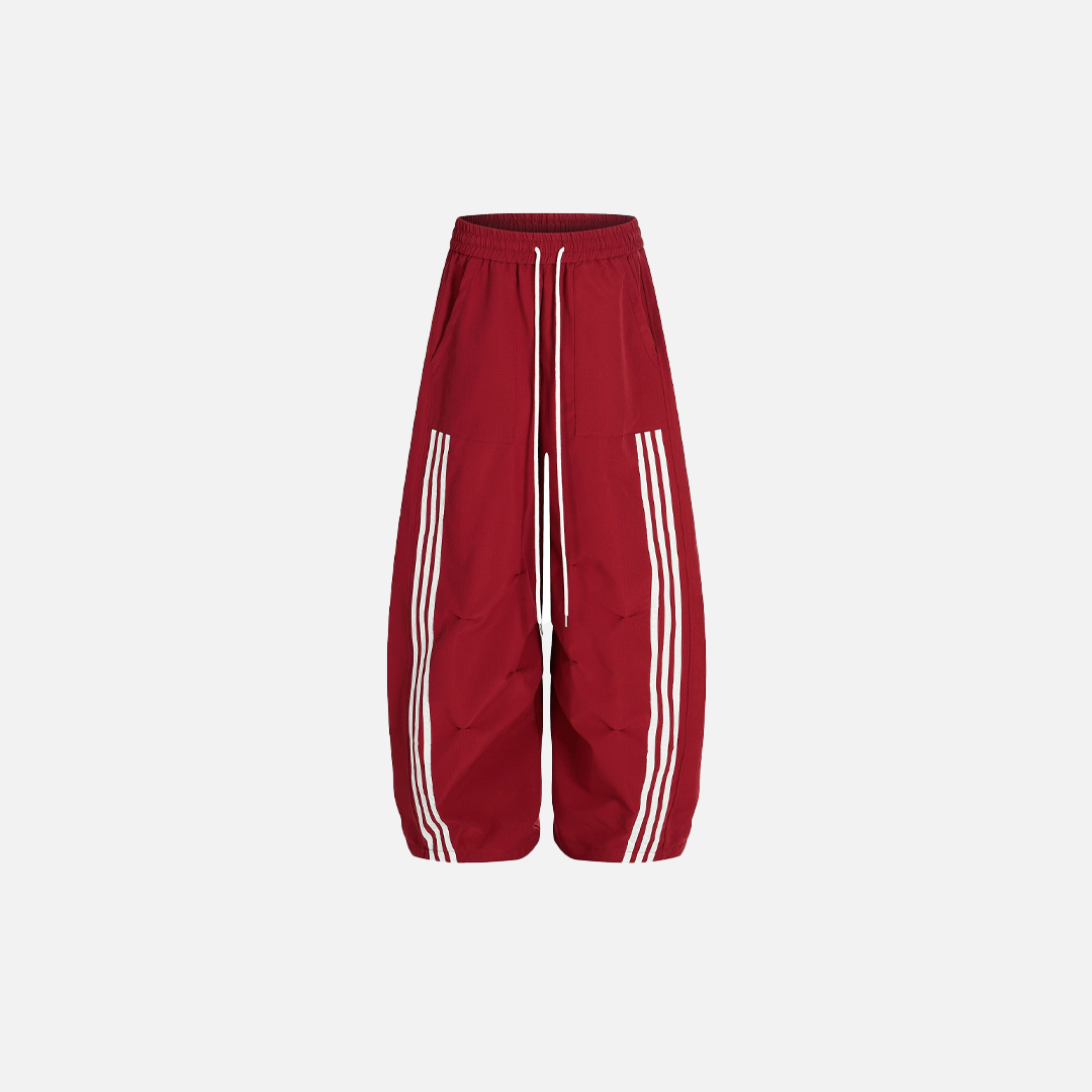 Striped Athletic Jogger Pants & Windbreaker Jacket