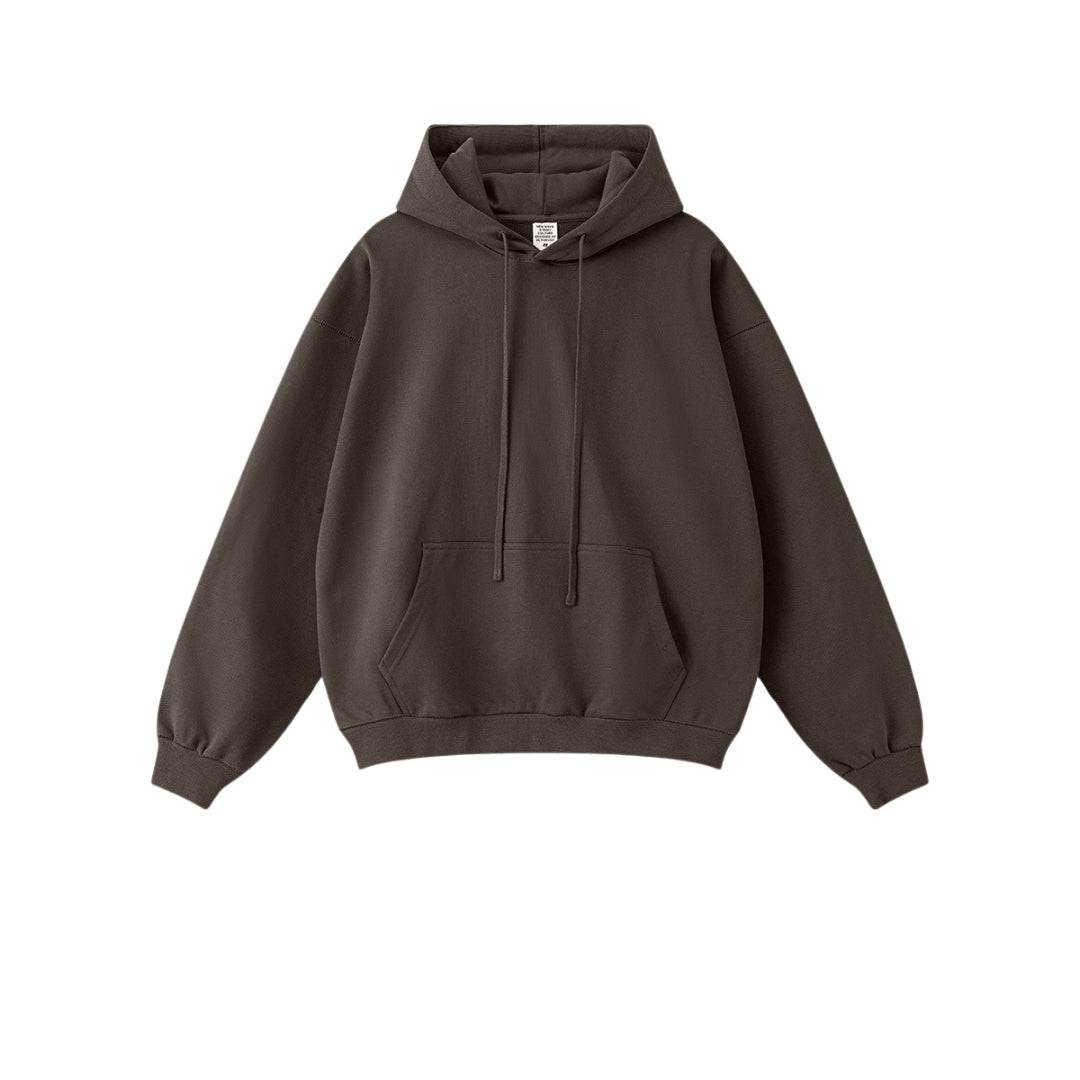 brown pullover hoodie